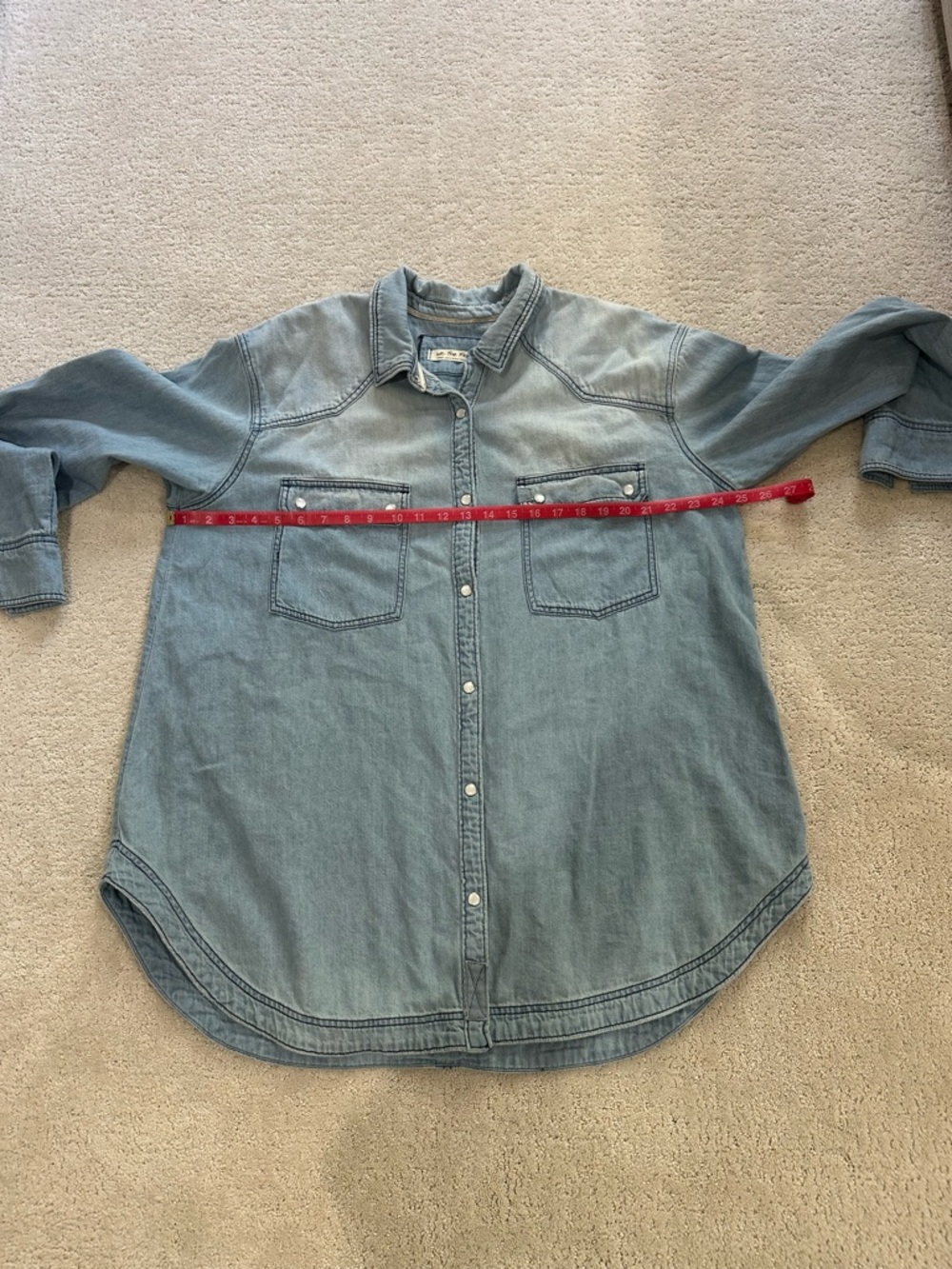 Free People We The Free Westward Bound Shirt L - Picture 3 of 11